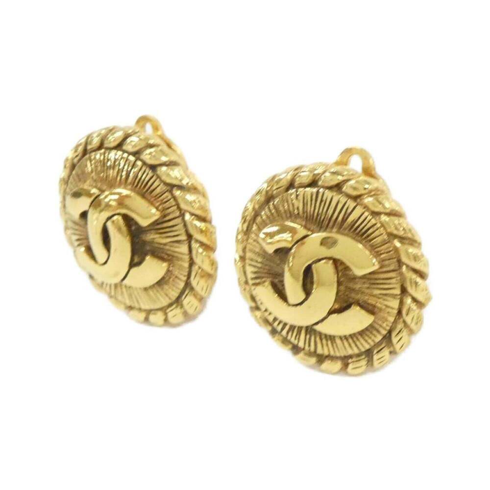 CHANEL Authentic Gold Earrings - Picture 2 of 3